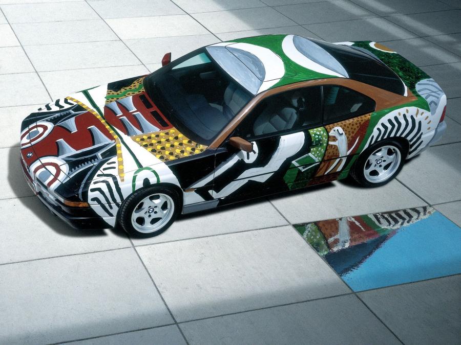  BMW 850 CSi Art Car by David Hockney 1995 года  (фото 5 из 8)